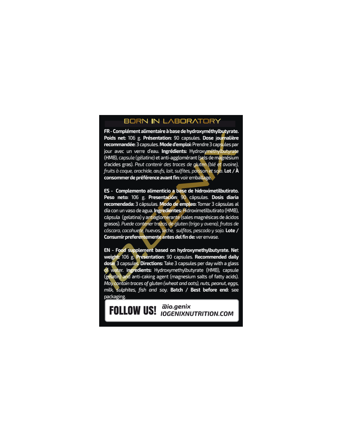 HMB - MVP IOGENIX HMB - MVP IOGENIX