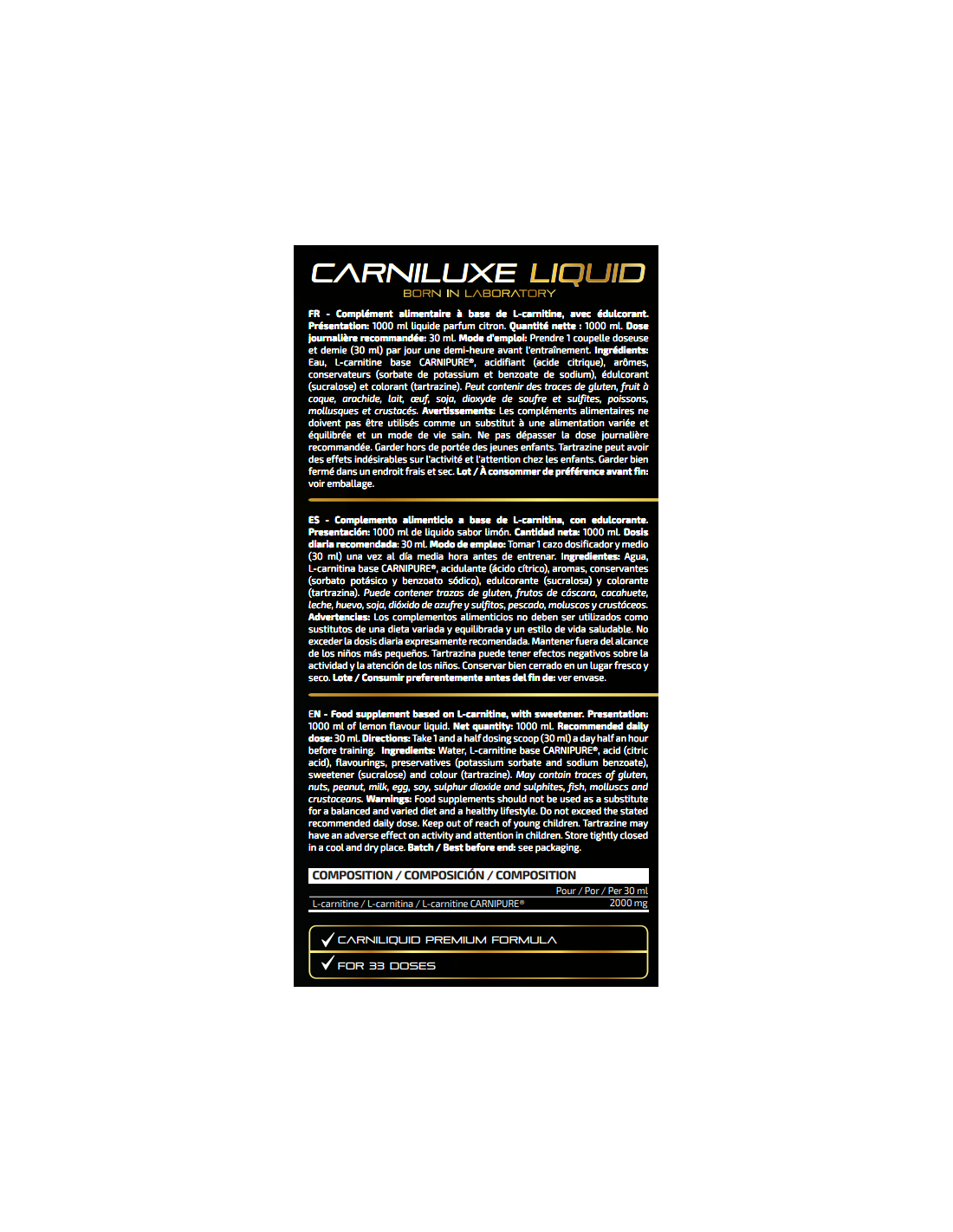 CARNILUXE LIQUID - IO.GENIX LUXURY - MVP CARNILUXE LIQUID - IO.GENIX LUXURY - MVP